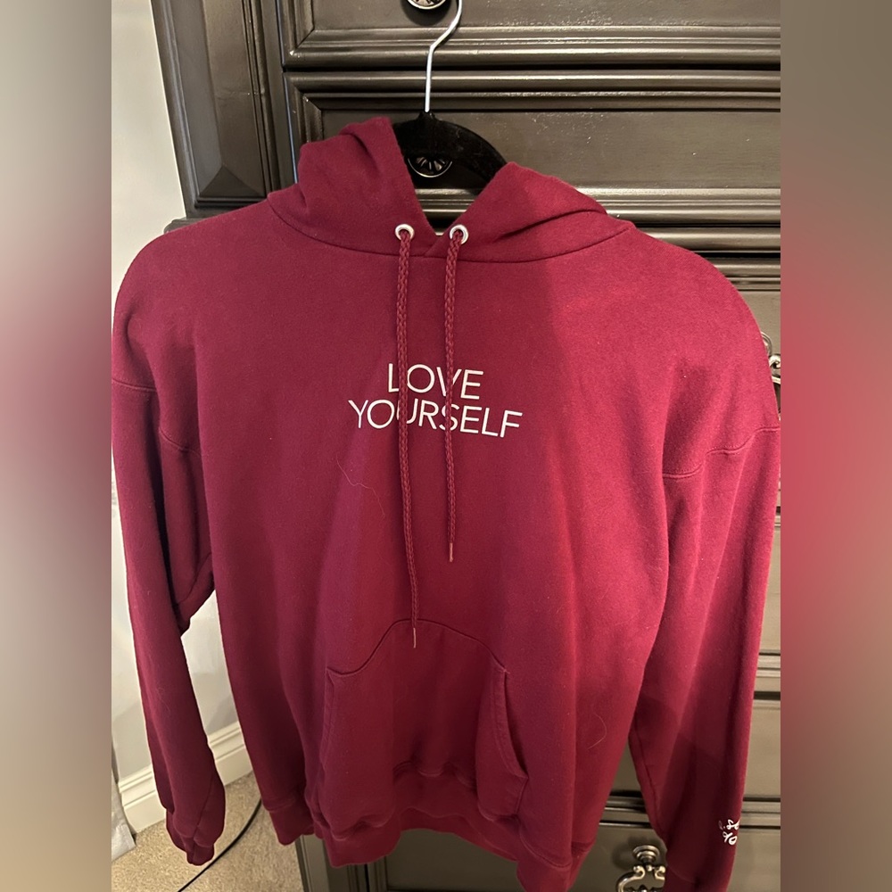 “Love Yourself” Sean O’Donnell Maroon Hoodie